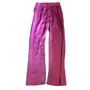 Women's Pink / Purple Iridescent Wide Leg Pants, taylor swift eras tour